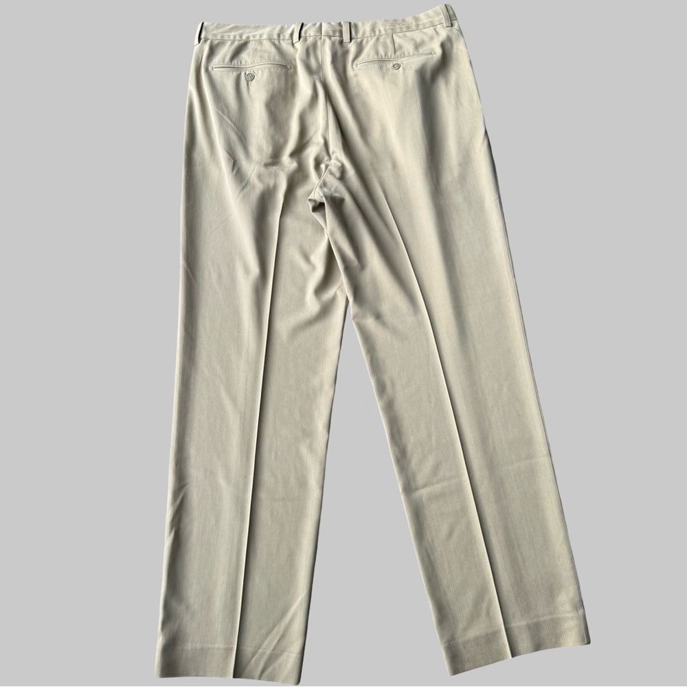 Tommy Bahama Tan Colour Silk Blend Trouser Dress Pants - Picture 12 of 14